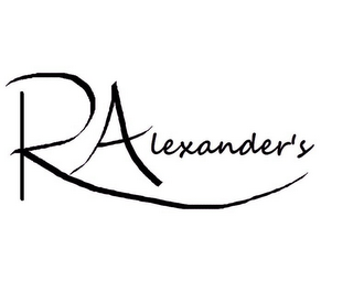 R. ALEXANDER'S