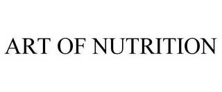 ART OF NUTRITION