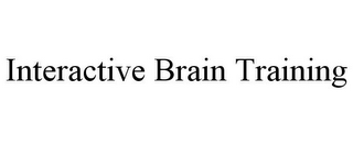 INTERACTIVE BRAIN TRAINING