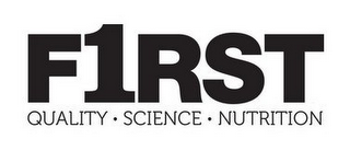 F1RST QUALITY · SCIENCE · NUTRITION