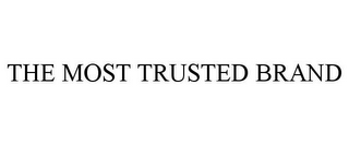 THE MOST TRUSTED BRAND