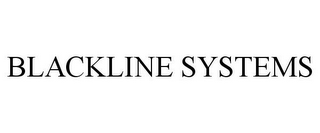 BLACKLINE SYSTEMS