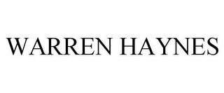 WARREN HAYNES
