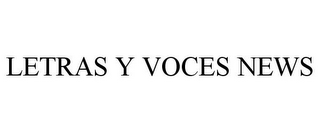 LETRAS Y VOCES NEWS