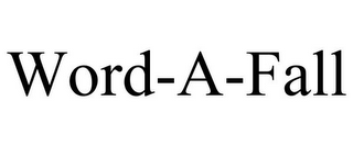 WORD-A-FALL
