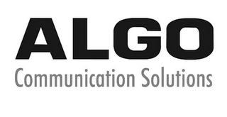 ALGO COMMUNICATION SOLUTIONS