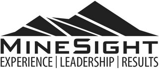 MINESIGHT EXPERIENCE LEADERSHIP RESULTS