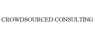 CROWDSOURCED CONSULTING