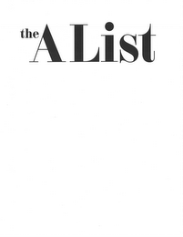 THE A LIST