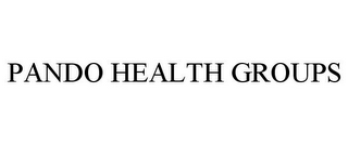 PANDO HEALTH GROUPS