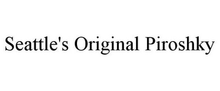SEATTLE'S ORIGINAL PIROSHKY