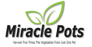 MIRACLE POTS HARVEST FIVE TIMES THE VEGETABLES FROM JUST ONE POT