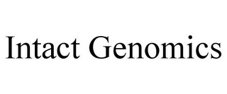 INTACT GENOMICS