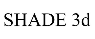 SHADE 3D