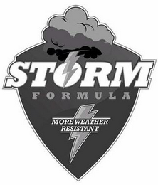 STORM FORMULA MORE WEATHER RESISTANT