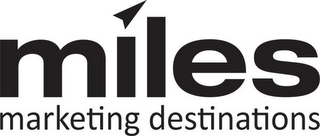 MILES MARKETING DESTINATIONS