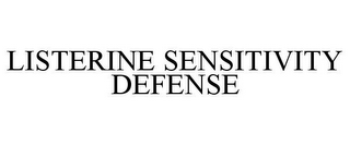 LISTERINE SENSITIVITY DEFENSE