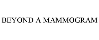 BEYOND A MAMMOGRAM