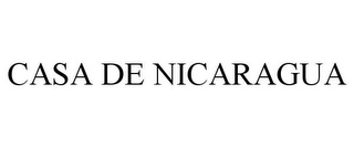 CASA DE NICARAGUA