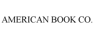 AMERICAN BOOK CO.