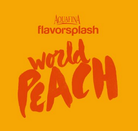 AQUAFINA FLAVORSPLASH WORLD PEACH
