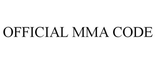 OFFICIAL MMA CODE