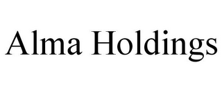 ALMA HOLDINGS