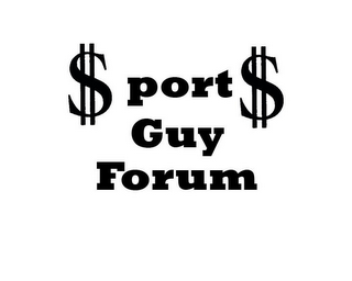 SPORT GUY FORUM