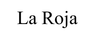 LA ROJA
