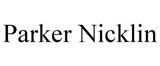 PARKER NICKLIN