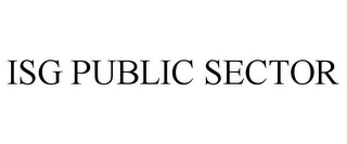 ISG PUBLIC SECTOR