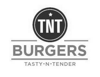 TNT BURGERS TASTY · N · TENDER