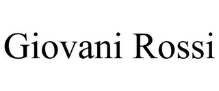 GIOVANI ROSSI