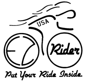 USA EZ RIDER PUT YOUR RIDE INSIDE