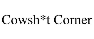 COWSH*T CORNER