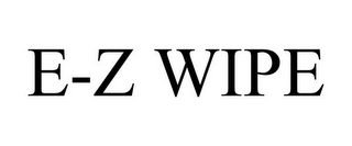 E-Z WIPE
