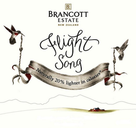 BE BRANCOTT ESTATE NEW ZEALAND FLIGHT SONG NATURALLY 20% LIGHTER IN CALORIES*