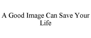 A GOOD IMAGE CAN SAVE YOUR LIFE