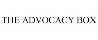 THE ADVOCACY BOX