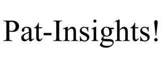 PAT-INSIGHTS!