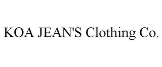KOA JEAN'S CLOTHING CO.