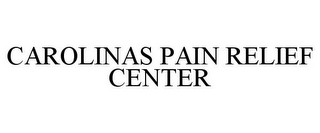 CAROLINAS PAIN RELIEF CENTER