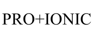 PRO+IONIC