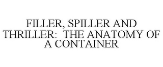 FILLER, SPILLER AND THRILLER: THE ANATOMY OF A CONTAINER