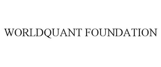 WORLDQUANT FOUNDATION