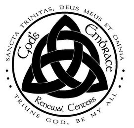 GOD'S EMBRACE RENEWAL CENTERS SANCTA... TRINITAS, DEUS MEUS ET OMNIA... TRIUNE GOD, BE MY ALL