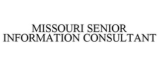 MISSOURI SENIOR INFORMATION CONSULTANT