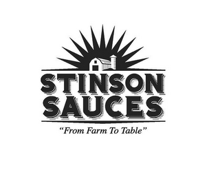 STINSON SAUCES "FROM FARM TO TABLE"