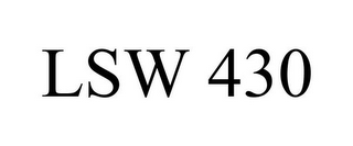 LSW 430