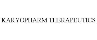 KARYOPHARM THERAPEUTICS